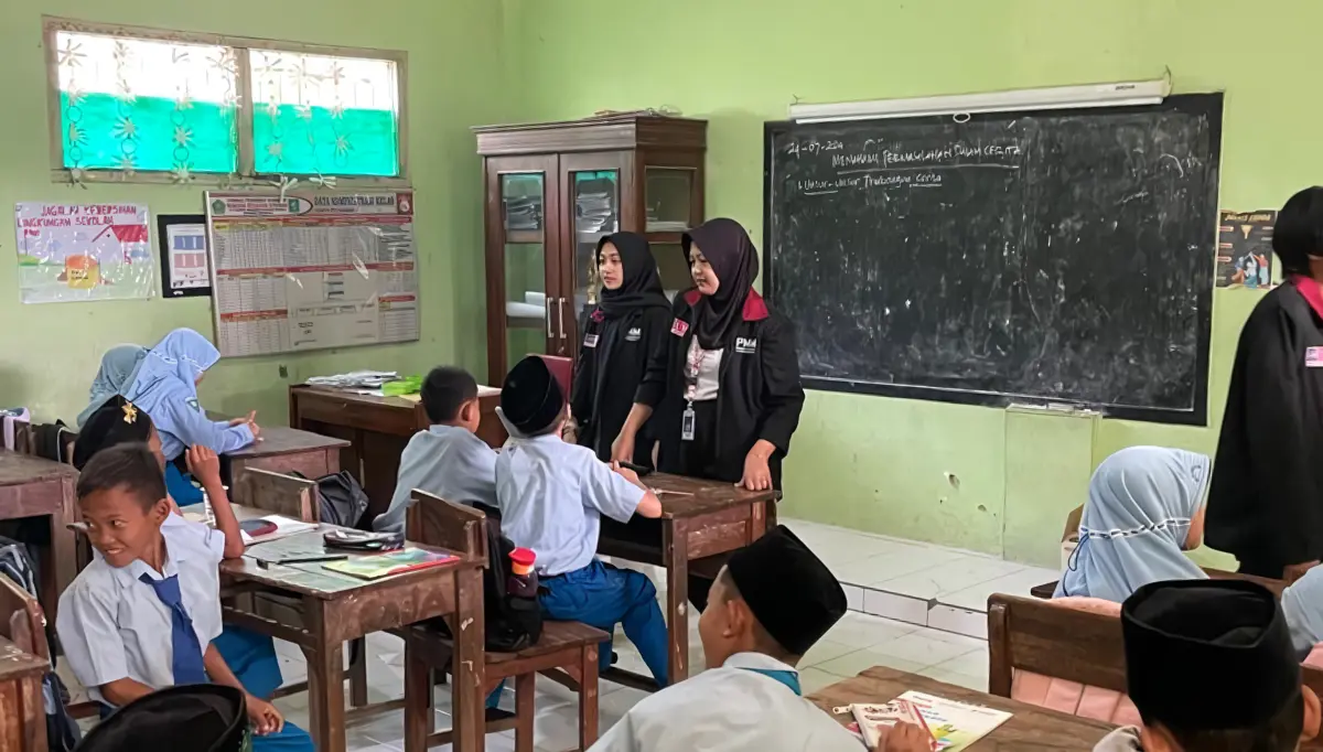 Mahasiswa PMM UMM Sosialisasikan Gizi Seimbang dan Pencegahan Stunting di MI Ulumuddin